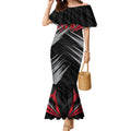 Essendon Bombers Australian Football Mermaid Dress Fierce Mosquito Pilot Mascot - Bold Team Colors
