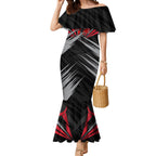 Essendon Bombers Australian Football Mermaid Dress Fierce Mosquito Pilot Mascot - Bold Team Colors