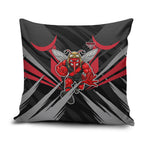Essendon Bombers Australian Football Pillow Cover Fierce Mosquito Pilot Mascot - Bold Team Colors