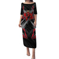 Essendon Bombers Australian Football Puletasi Fierce Mosquito Pilot Mascot - Bold Team Colors