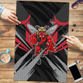 Essendon Bombers Australian Football Puzzle Fierce Mosquito Pilot Mascot - Bold Team Colors
