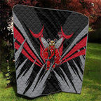 Essendon Bombers Australian Football Quilt Fierce Mosquito Pilot Mascot - Bold Team Colors