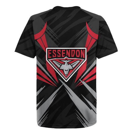 Essendon Bombers Australian Football Rugby Jersey Fierce Mosquito Pilot Mascot - Bold Team Colors