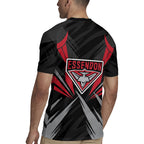 Essendon Bombers Australian Football Rugby Jersey Fierce Mosquito Pilot Mascot - Bold Team Colors