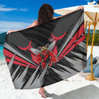Essendon Bombers Australian Football Sarong Fierce Mosquito Pilot Mascot - Bold Team Colors