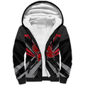 Essendon Bombers Australian Football Sherpa Hoodie Fierce Mosquito Pilot Mascot - Bold Team Colors