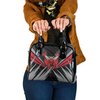 Essendon Bombers Australian Football Shoulder Handbag Fierce Mosquito Pilot Mascot - Bold Team Colors