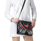 Essendon Bombers Australian Football Shoulder Handbag Fierce Mosquito Pilot Mascot - Bold Team Colors