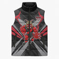 Essendon Bombers Australian Football Sleeveless Puffer Jacket Fierce Mosquito Pilot Mascot - Bold Team Colors