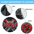 Essendon Bombers Australian Football Spare Tire Cover Fierce Mosquito Pilot Mascot - Bold Team Colors