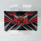 Essendon Bombers Australian Football Tablecloth Fierce Mosquito Pilot Mascot - Bold Team Colors