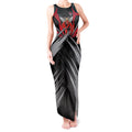 Essendon Bombers Australian Football Tank Maxi Dress Fierce Mosquito Pilot Mascot - Bold Team Colors