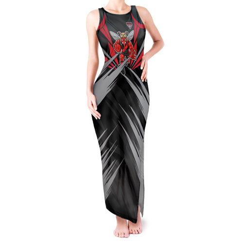 Essendon Bombers Australian Football Tank Maxi Dress Fierce Mosquito Pilot Mascot - Bold Team Colors