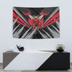 Essendon Bombers Australian Football Tapestry Fierce Mosquito Pilot Mascot - Bold Team Colors