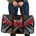 Essendon Bombers Australian Football Travel Bag Fierce Mosquito Pilot Mascot - Bold Team Colors