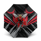 Essendon Bombers Australian Football Umbrella Fierce Mosquito Pilot Mascot - Bold Team Colors