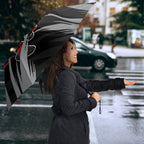 Essendon Bombers Australian Football Umbrella Fierce Mosquito Pilot Mascot - Bold Team Colors