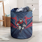 Melbourne Demons Australian Football Laundry Basket Fierce Devil Mascot - Bold Team Colors