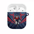 Melbourne Demons Australian Football AirPods Case Fierce Devil Mascot - Bold Team Colors