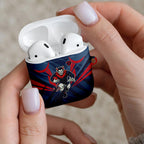 Melbourne Demons Australian Football AirPods Case Fierce Devil Mascot - Bold Team Colors