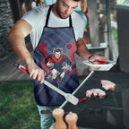 Melbourne Demons Australian Football Apron Fierce Devil Mascot - Bold Team Colors