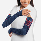 Melbourne Demons Australian Football Arm Sleeves Fierce Devil Mascot - Bold Team Colors