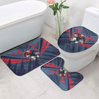 Melbourne Demons Australian Football Bathroom Set Fierce Devil Mascot - Bold Team Colors