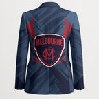 Melbourne Demons Australian Football Blazer Fierce Devil Mascot - Bold Team Colors
