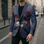 Melbourne Demons Australian Football Blazer Fierce Devil Mascot - Bold Team Colors