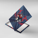Melbourne Demons Australian Football Canvas Wall Art Fierce Devil Mascot - Bold Team Colors