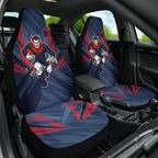 Melbourne Demons Australian Football Car Seat Cover Fierce Devil Mascot - Bold Team Colors