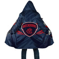 Melbourne Demons Australian Football Cloak Fierce Devil Mascot - Bold Team Colors