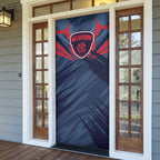 Melbourne Demons Australian Football Door Cover Fierce Devil Mascot - Bold Team Colors