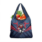 Melbourne Demons Australian Football Grocery Bag Fierce Devil Mascot - Bold Team Colors