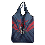 Melbourne Demons Australian Football Grocery Bag Fierce Devil Mascot - Bold Team Colors