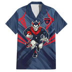 Melbourne Demons Australian Football Hawaiian Shirt Fierce Devil Mascot - Bold Team Colors