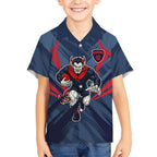 Melbourne Demons Australian Football Hawaiian Shirt Fierce Devil Mascot - Bold Team Colors