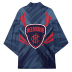 Melbourne Demons Australian Football Kimono Fierce Devil Mascot - Bold Team Colors