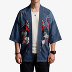 Melbourne Demons Australian Football Kimono Fierce Devil Mascot - Bold Team Colors