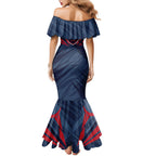 Melbourne Demons Australian Football Mermaid Dress Fierce Devil Mascot - Bold Team Colors
