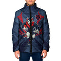 Melbourne Demons Australian Football Padded Jacket Fierce Devil Mascot - Bold Team Colors