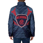 Melbourne Demons Australian Football Padded Jacket Fierce Devil Mascot - Bold Team Colors