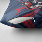 Melbourne Demons Australian Football Pillow Cover Fierce Devil Mascot - Bold Team Colors