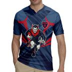 Melbourne Demons Australian Football Rugby Jersey Fierce Devil Mascot - Bold Team Colors