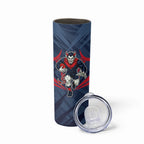 Melbourne Demons Australian Football Skinny Tumbler Fierce Devil Mascot - Bold Team Colors
