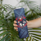 Melbourne Demons Australian Football Skinny Tumbler Fierce Devil Mascot - Bold Team Colors