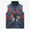 Melbourne Demons Australian Football Sleeveless Puffer Jacket Fierce Devil Mascot - Bold Team Colors