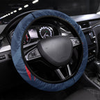 Melbourne Demons Australian Football Steering Wheel Cover Fierce Devil Mascot - Bold Team Colors