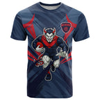 Melbourne Demons Australian Football T Shirt Fierce Devil Mascot - Bold Team Colors