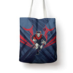 Melbourne Demons Australian Football Tote Bag Fierce Devil Mascot - Bold Team Colors